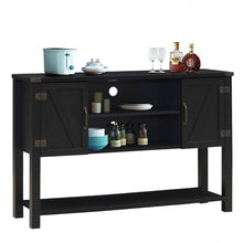 Load image into Gallery viewer, TV Storage Cabinets with Bottom Shelf-Black
