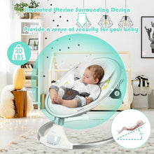 Load image into Gallery viewer, Baby Swing Electric Rocking Chair with Bluetooth Music Timer-Beige
