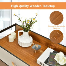 Load image into Gallery viewer, 7 Drawer Tower Steel Frame and Wooden Top Dresser Storage Chest for Bedroom
