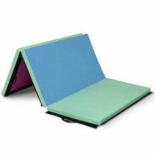 Load image into Gallery viewer, 6&#39; x 4&#39; Tri-Fold Gymnastics Mat Thick Folding Panel-Multicolor
