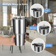 Load image into Gallery viewer, 30oz Stainless Steel Tumbler Cup Double Wall Vacuum Insulated Mug with Lid
