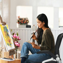 Load image into Gallery viewer, Adjustable Height Flip-Up Mesh Drafting Chair
