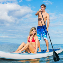 Load image into Gallery viewer, 10&#39; Inflatable Stand Up Paddle Board with Adjustable Paddle Pump
