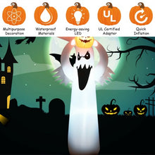 Load image into Gallery viewer, 6FT Halloween Inflatable Blow Up Ghost with LED Lights
