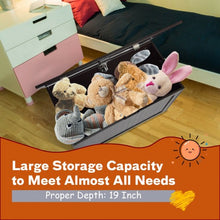 Load image into Gallery viewer, Wooden Toy Box Kids Storage Chest Bench -Brown
