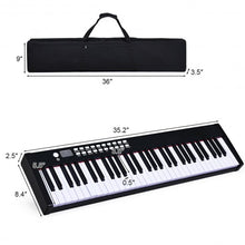 Load image into Gallery viewer, BX-II 61 Key Digital Piano Touch sensitive with Bluetooth and MP3-White
