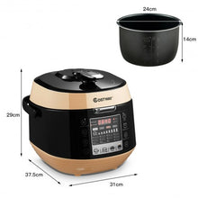 Load image into Gallery viewer, 12-in-1 Multi-use Programmable Electric Pressure Cooker Non-stick Pot-Coffee
