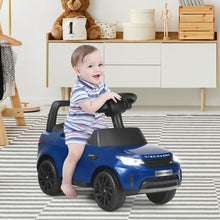 Load image into Gallery viewer, 2-in-1 6V Land Rover Licensed Kids Ride On Car-Blue

