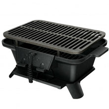 Load image into Gallery viewer, Heavy Duty Cast Iron Tabletop BBQ Grill Stove for Camping Picnic
