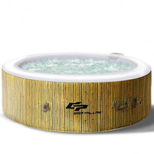 Load image into Gallery viewer, 6 Person Inflatable Hot Tub Outdoor Massage Spa-Beige
