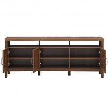 Load image into Gallery viewer, Storage TV Stand Entertainment Media Center for TV&#39;s up to 65&quot;-Walnut
