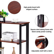 Load image into Gallery viewer, 3 Tier Multifunctional Display Stand Folding Ladder Bookcase Shelf
