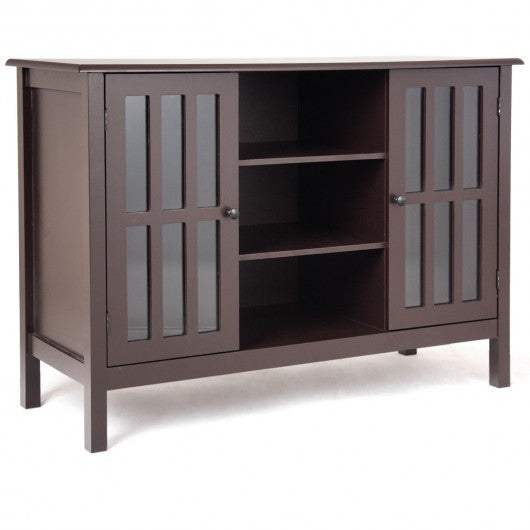 Wood TV Stand Console Cabinet for 45