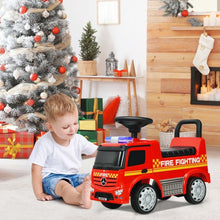 Load image into Gallery viewer, Licensed Mercedes Benz Kids Fire Engine Racer-Red
