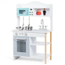 Load image into Gallery viewer, Kids Kitchen Cookware Pretend Cooking Food Play Set

