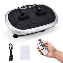 Load image into Gallery viewer, Mini Vibration Body Fitness Platform with Loop Bands-Silver

