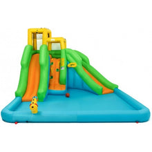 Load image into Gallery viewer, Inflatable Water Park Bounce House with Climbing Wall
