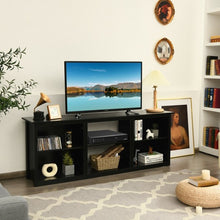 Load image into Gallery viewer, 2-Tier Entertainment Media Console TV Stand-Black
