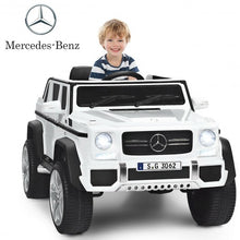 Load image into Gallery viewer, 12V Licensed Mercedes-Benz Kids Ride On Car-White
