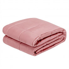 Load image into Gallery viewer, 48&quot;x72&quot; Heavy Weighted 20lb Natural Bamboo Fabric Blanket-Pink
