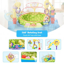 Load image into Gallery viewer, 2-in-1 Baby Jumperoo Adjustable Sit-to-stand Activity Center-Green
