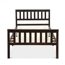 Load image into Gallery viewer, Wood Bed Frame Wood Slats Support Platform Twin Size

