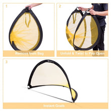 Load image into Gallery viewer, 6&#39; 4&#39; 2.5&#39; Set of 2 Portable Pop-Up Soccer Goals Net-4&#39;
