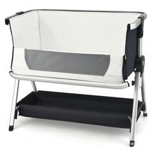 Load image into Gallery viewer, Breathable Baby Bed Side Crib  Adjustable Sleeper Bedside Bassinet
