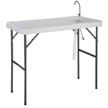Load image into Gallery viewer, Folding Portable Fish Hunting Cleaning Cutting Table
