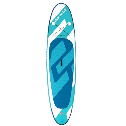11ft Inflatable Stand Up Paddle Board with Aluminum Paddle-Light Blue