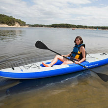 Load image into Gallery viewer, Inflatable Kayak Includes Aluminum Paddle with Hand Pump for 1 Person-Blue
