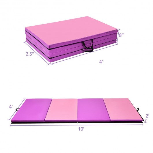 Gymnastics Anti-Tear Folding Panel Mats-10'