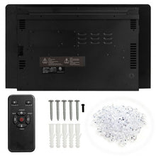 Load image into Gallery viewer, 30&quot; Electric Fireplace Recessed Ultra Thin Wall Mounted Heater
