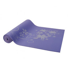 Load image into Gallery viewer, 68&quot; x 24&quot; x 0.24&quot; (6.3 mm) Flower-Print Non-Slip Exercise Yoga Mat
