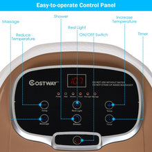 Load image into Gallery viewer, Portable Foot Spa Bath Motorized Massager with Shower-Coffee
