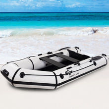 Load image into Gallery viewer, Goplus 4-Person 10 ft Inflatable Dinghy Boat for Rafting Water Sports-Gray
