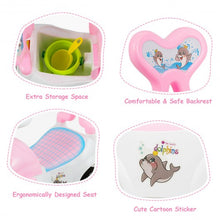Load image into Gallery viewer, 3-in-1 Baby Walker Sliding Car Pushing Cart Toddler Ride-Pink
