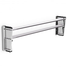 Load image into Gallery viewer, Stainless Wall Mounted Expandable Clothes Drying Towel Rack
