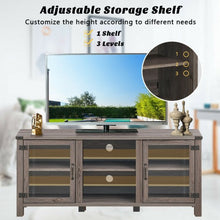 Load image into Gallery viewer, TV Stand Entertainment Center for TV&#39;s with Storage Cabinets-Taupe
