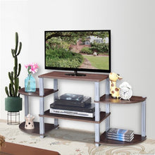 Load image into Gallery viewer, 3-Cube Flat Screen TV Stand Storage Shelves-Coffee
