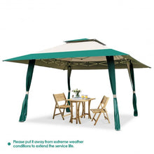 Load image into Gallery viewer, Outdoor Folding Gazebo Canopy Shelter Awning Tent Patio -Green
