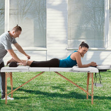 Load image into Gallery viewer, 3 Fold 84&quot; L Portable Adjustable Massage Table with Carry Case
