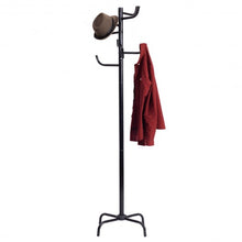 Load image into Gallery viewer, Metal Coat Hat Rack Clothes Hanger Tree Stand
