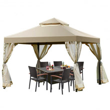 Load image into Gallery viewer, Outdoor 2-Tier 10&#39; x 10&#39; Screw-free Structure Shelter Gazebo Canopy
