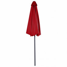 Load image into Gallery viewer, 9Ft Patio Bistro Half Round Umbrella -Wine
