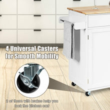 Load image into Gallery viewer, Spice Rack Towel Rack Drawer Cabinet-White

