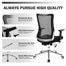Load image into Gallery viewer, Ergonomic Mesh Office Chair Sliding Seat Height Adjustable with Armrest
