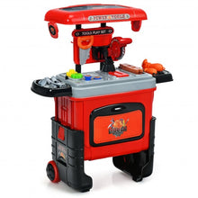 Load image into Gallery viewer, 2 in 1 Travel Suitcase Toy Tool Set with Height Adjustment
