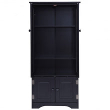 Load image into Gallery viewer, Accent Storage Cabinet Adjustable Shelves-Black
