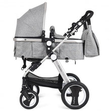 Load image into Gallery viewer, Folding Aluminum Baby Stroller Baby Jogger with Diaper Bag-Gray
